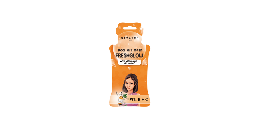 BIZARRE Masker Wajah Peel Off Fresh Glow 15 ML