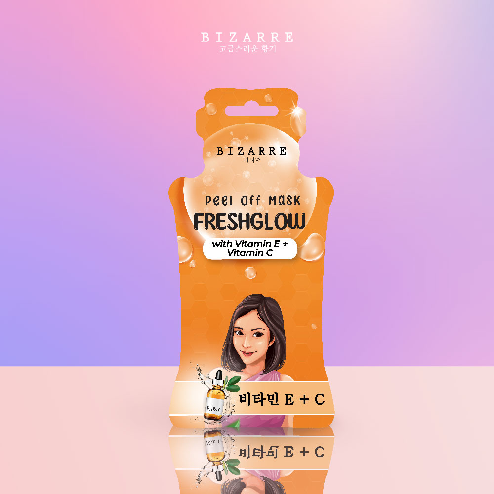 BIZARRE Masker Wajah Peel Off Fresh Glow 15 ML_COVER