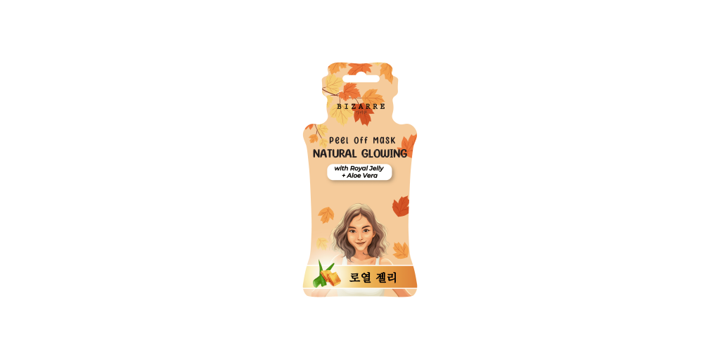 BIZARRE Masker Wajah Peel Off Natural Glowing 15 ML