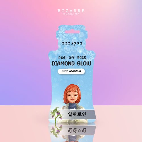 BIZARRE Masker Wajah Peel Off Diamond Glow 15 ML_COVER