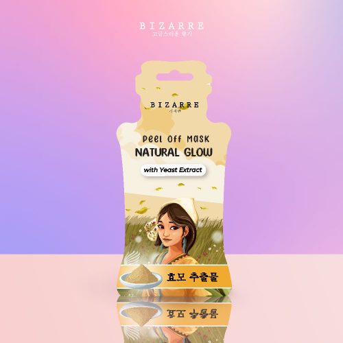BIZARRE Masker Wajah Peel Off Natural Glow 15 ML_COVER