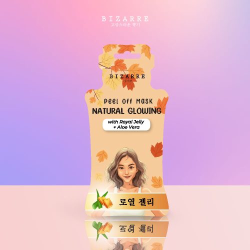 BIZARRE Masker Wajah Peel Off Natural Glowing 15 ML_COVER